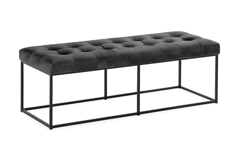 Ella Sittebenk 120 cm Rutete, Mørkegrå