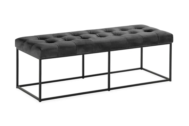Ella Sittebenk 120 cm Rutete, Mørkegrå