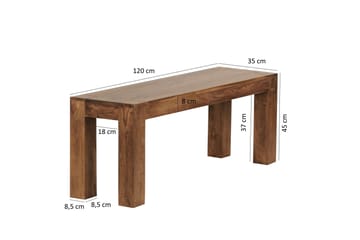 Groenenboom Sittebenk - Brun - Møbler - Stoler - Benk