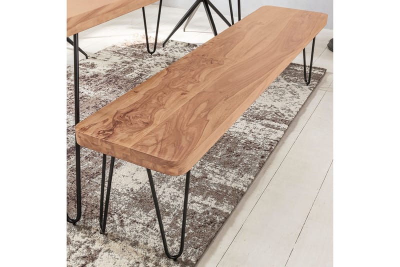 Meleana Sittebenk - Brun - Møbler - Stoler - Benk