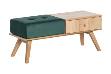 Nature Benk med Oppbevaring Tre / Natur - VOX - Møbler - Stoler - Benk