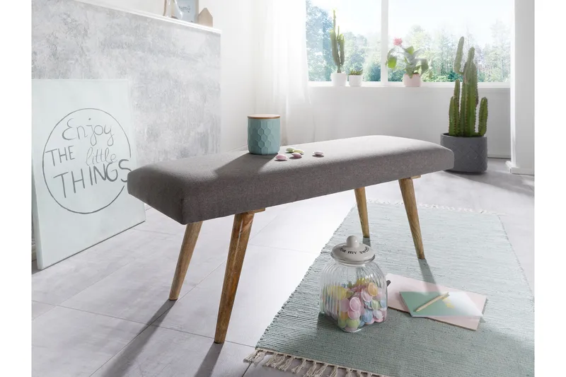 Peotter Sittebenk - Grå - Møbler - Stoler - Benk