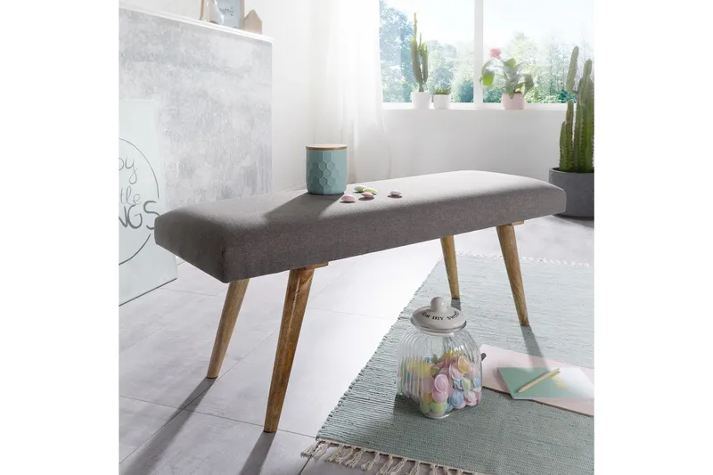 Peotter Sittebenk - Grå - Møbler - Stoler - Benk