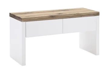 Romina Sittebenk med Oppbevaring - Hvit/Tre/Natur - Møbler - Stoler - Benk - Sittebenk med oppbevaring