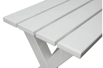 Scottsdale Sittebenk 140 cm Hvit - KWA - Møbler - Stoler - Benk