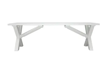 Scottsdale Sittebenk 140 cm Hvit - KWA - Møbler - Stoler - Benk