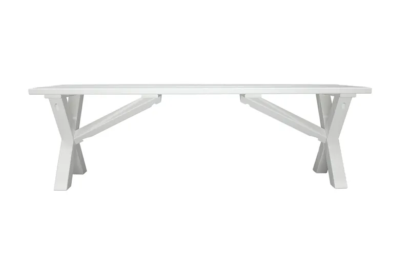 Scottsdale Sittebenk 140 cm Hvit - KWA - Møbler - Stoler - Benk