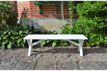 Scottsdale Sittebenk 140 cm Hvit - KWA - Møbler - Stoler - Benk