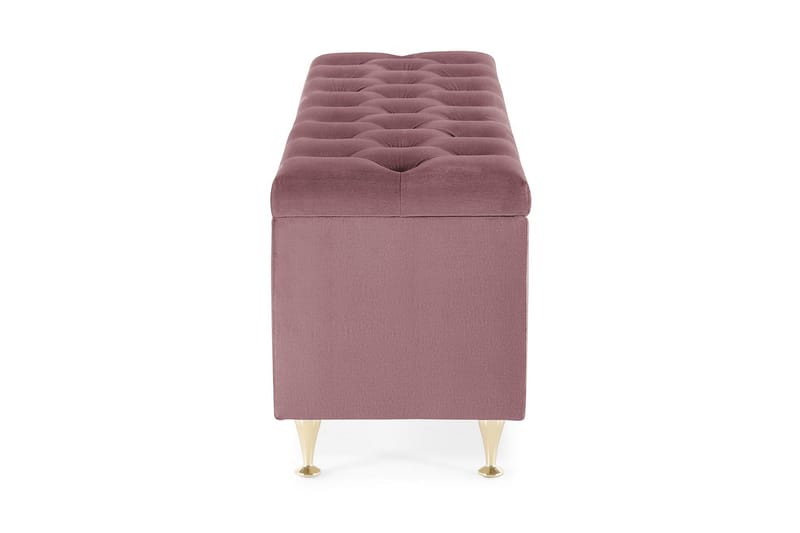 Royal Velvet Sengekiste Fløyel - Rosa - Møbler - Senger - Sengetilbehør - Oppbevaring til senger