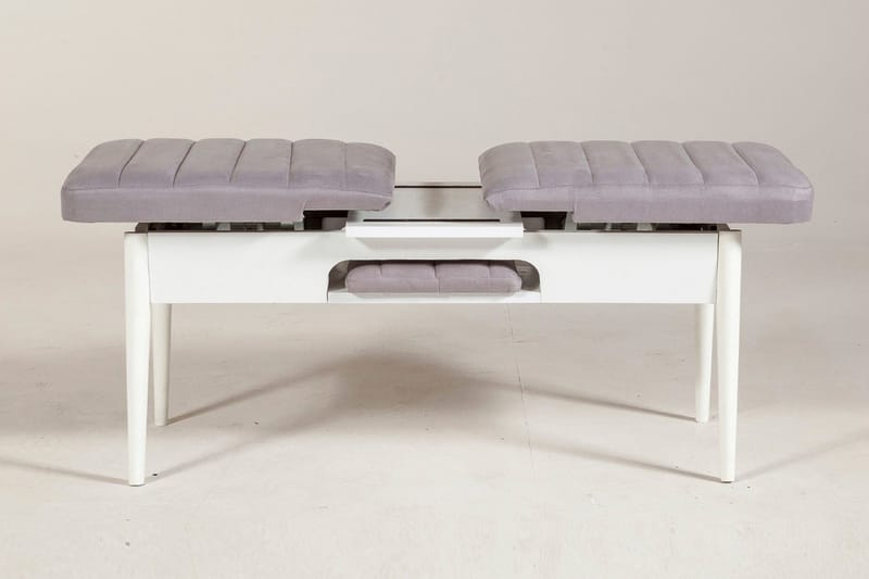 Shundrea Benk 51 cm - Hvit - Møbler - Stoler - Benk
