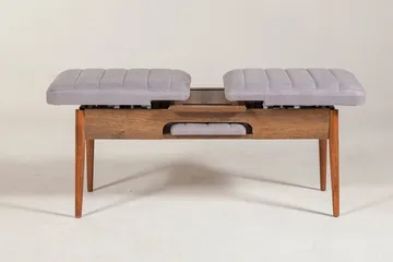 Shundrea Benk 51 cm - Valnøtt - Møbler - Stoler - Benk