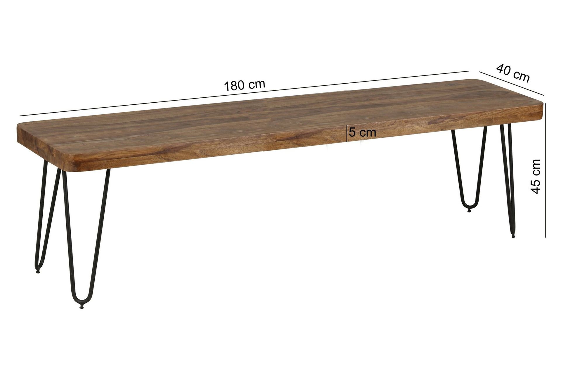 Sittebenk Vanlew - Brun - Møbler - Stoler - Benk