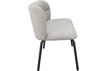 Spisebenk Casey Antrasitt - Antrasitt - Møbler - Stoler - Benk - Benk med ryggstøtte