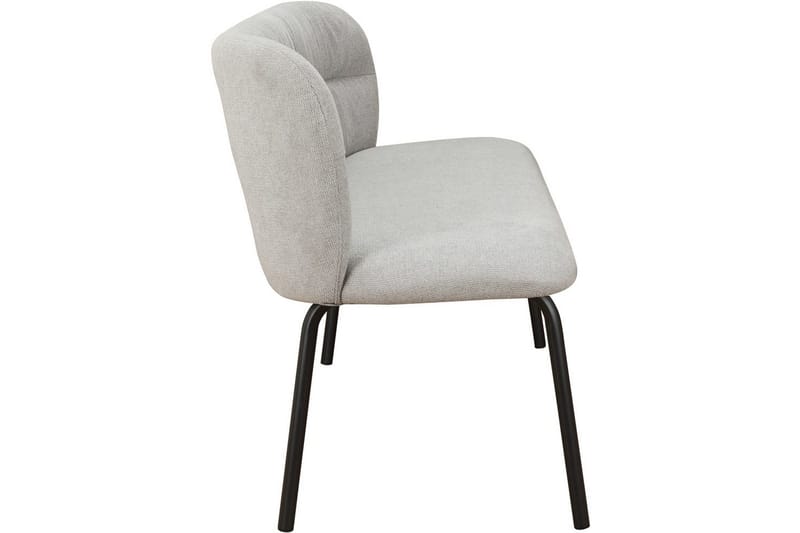 Spisebenk Casey Antrasitt - Antrasitt - Møbler - Stoler - Benk - Benk med ryggstøtte