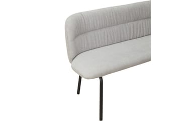 Spisebenk Casey Antrasitt - Antrasitt - Møbler - Stoler - Benk - Benk med ryggstøtte