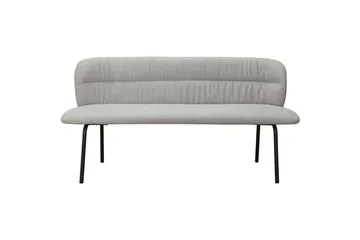 Spisebenk Casey Antrasitt - Antrasitt - Møbler - Stoler - Benk - Benk med ryggstøtte