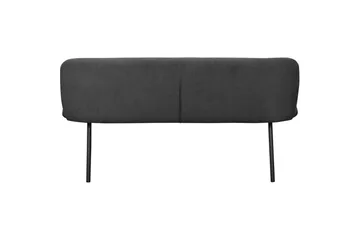 Spisebenk Casey Grå - Grå - Møbler - Stoler - Benk - Benk med ryggstøtte