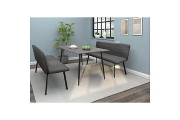 Spisebenk Taylor Antrasitt - Antrasitt - Møbler - Stoler - Benk - Benk med ryggstøtte