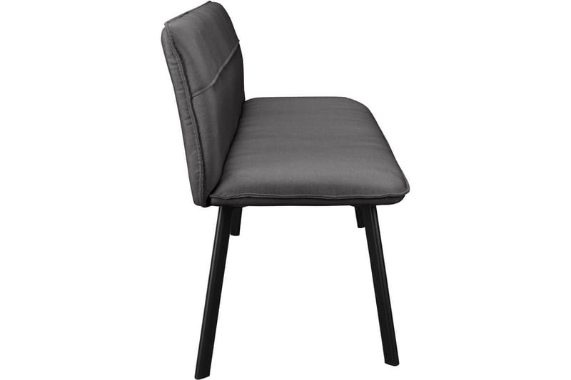 Spisebenk Taylor Antrasitt - Antrasitt - Møbler - Stoler - Benk - Benk med ryggstøtte