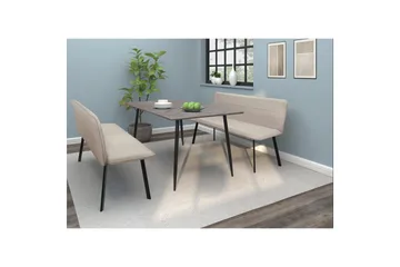 Spisebenk Taylor Krem - Krem - Møbler - Stoler - Benk - Benk med ryggstøtte