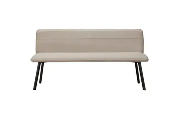 Spisebenk Taylor Krem - Krem - Møbler - Stoler - Benk - Benk med ryggstøtte