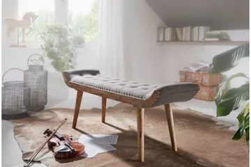 Timiothy Sittebenk - Grå - Møbler - Stoler - Benk