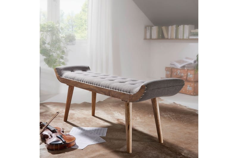 Timiothy Sittebenk - Grå - Møbler - Stoler - Benk