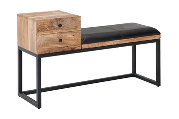 Tultered Sittebenk 100 cm - Brun - Møbler - Stoler - Benk