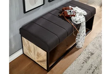 Tultered Sittebenk 105 cm - Svart - Møbler - Stoler - Benk