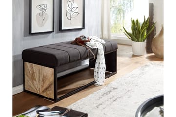 Tultered Sittebenk 105 cm - Svart - Møbler - Stoler - Benk