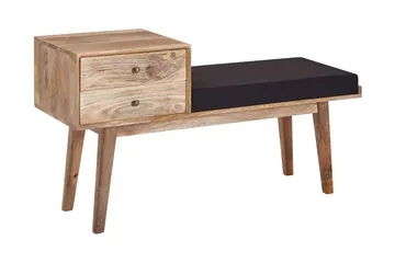 Tultered Sittebenk 120 cm - Brun - Møbler - Stoler - Benk
