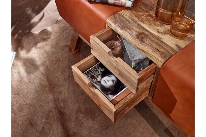 Tultered Sittebenk 120 cm - Brun - Møbler - Stoler - Benk