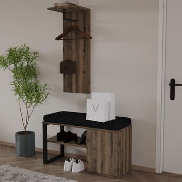 Uniqo Hallstativsett 35x90x35 cm - Antikk valnøtt - Møbler - Stoler - Benk
