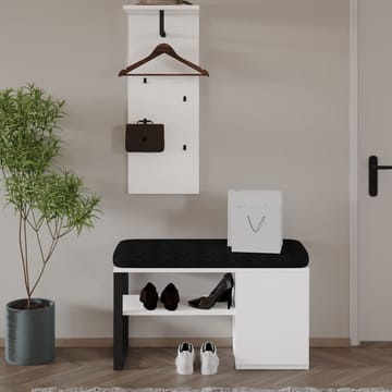 Uniqo Hallstativsett 35x90x35 cm - Hvit - Møbler - Stoler - Benk