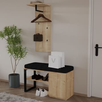 Uniqo Hallstativsett 35x90x35 cm - Sapphire Oak - Møbler - Stoler - Benk