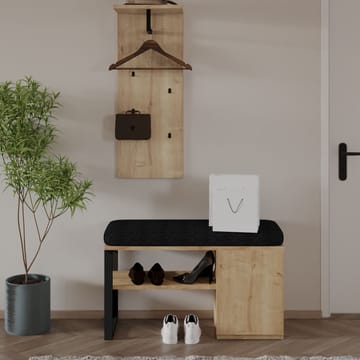 Uniqo Hallstativsett 35x90x35 cm - Sapphire Oak - Møbler - Stoler - Benk