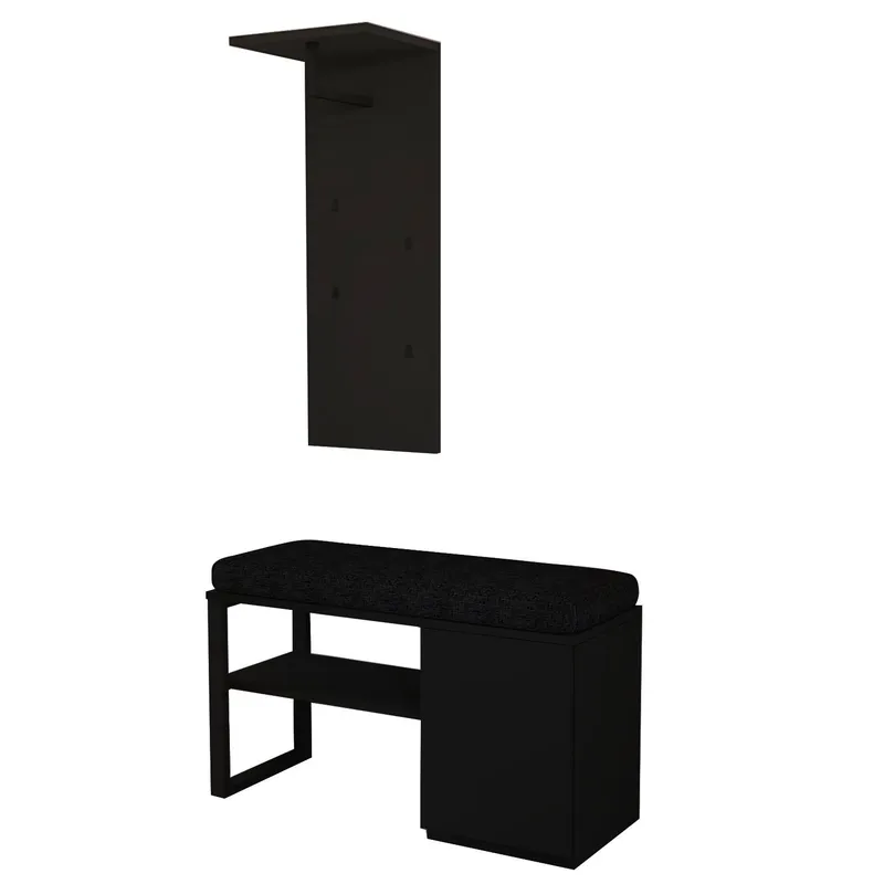 Uniqo Hallstativsett 35x90x35 cm, Svart