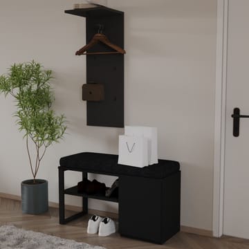 Uniqo Hallstativsett 35x90x35 cm - Svart - Møbler - Stoler - Benk