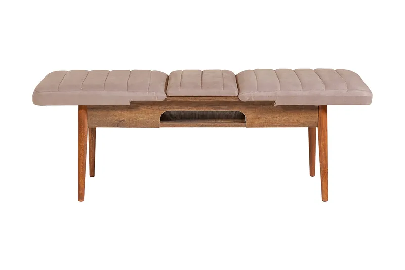 Valsot Sittebenk 110 cm, Brun