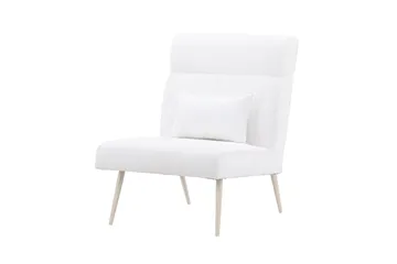 Venture Home Bloom Lenestol i Bouclé med Tiben Hvit - Møbler - Black ...