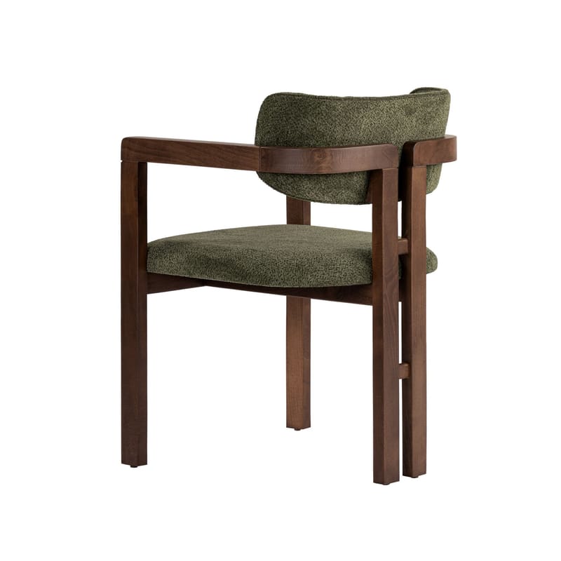 Bonavista Stol - grønn og mørk valnøtt - Møbler - Stoler - Spisestuestoler & kjøkkenstoler