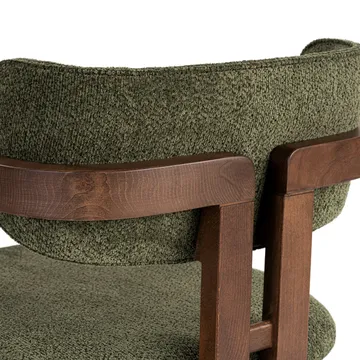 Bonavista Stol - grønn og mørk valnøtt - Møbler - Stoler - Spisestuestoler & kjøkkenstoler