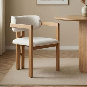 Bonavista Stol - hvit og eik - Møbler - Stoler - Spisestuestoler & kjøkkenstoler