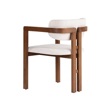 Bonavista Stol - hvit og valnøtt - Møbler - Stoler - Spisestuestoler & kjøkkenstoler