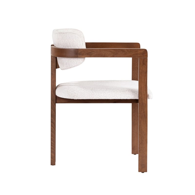 Bonavista Stol - hvit og valnøtt - Møbler - Stoler - Spisestuestoler & kjøkkenstoler