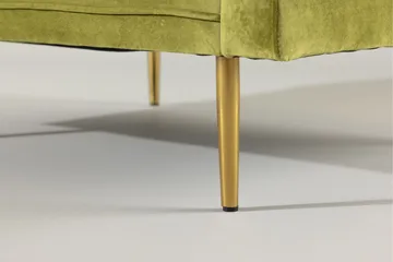 Boom Fløyelslenestol - Grønn - Møbler - Stoler - Lenestoler