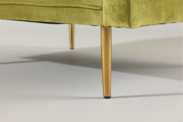 Boom Fløyelslenestol - Grønn - Møbler - Stoler - Lenestoler