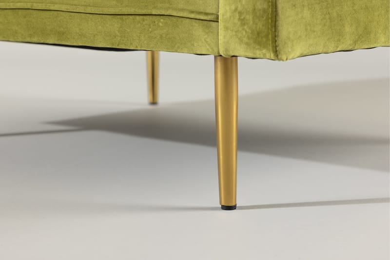 Boom Fløyelslenestol - Grønn - Møbler - Stoler - Lenestoler