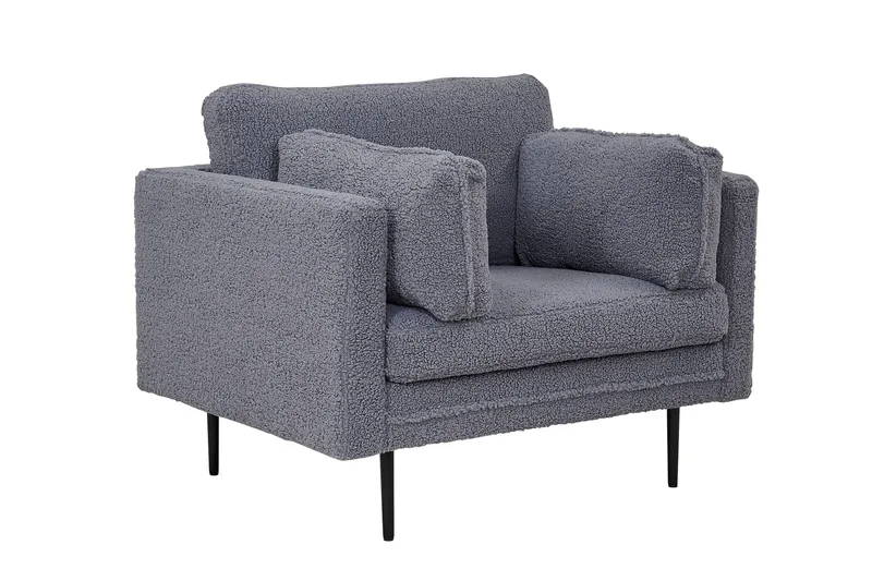 Boom Lenestol Teddy - Mørk grå - Møbler - Stoler - Lenestoler