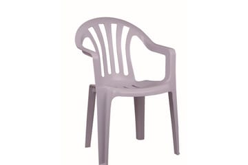 Brandiz Armstol - Hvit - Møbler - Stoler - Spisestuestoler & kjøkkenstoler